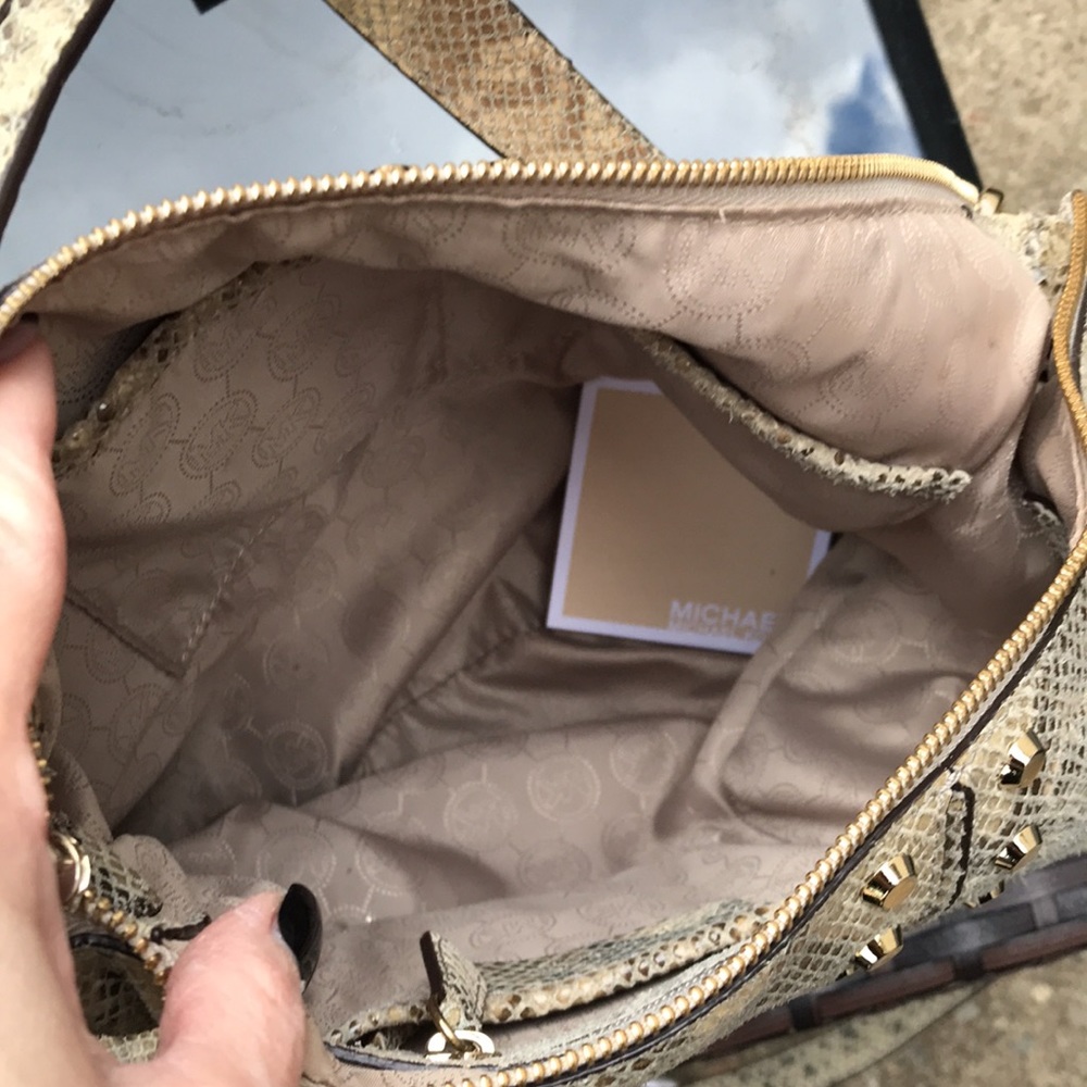 Michael Kors Python Uptown Astor Crossbody/Should… - image 7